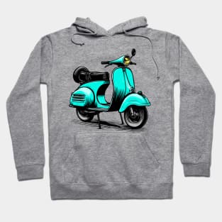 Scooter (turquoise) Hoodie